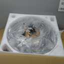 Finktonglan 42'' Dimmable Chandeliers Fan, Crystal Ceiling Fan with Lights with APP & Remote Control, Gold Fandelier Ceiling Fan, 3 Color Change, 6 Speed Reversible Fandeliers, Circulating Air