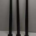 Heavy Duty Matte Black Metal Slant Angled Tapered Legs 29inch, 3 legs