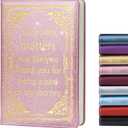 LBWCER Thank You Gifts,Notebooks for Work,200 Pages, A5 Hardcover Leather Journals for Writing,School,Travel,Business,Work,Home (Every piece Pink)