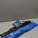 TheFitLife Nordic Walking Trekking Poles - 2 Sticks with Anti-Shock and Quick Lock System, Telescopic, Collapsible, Ultralight for Hiking, Camping, Mountaining, Backpacking, Walking, Trekking (Black)