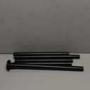 Black Shower Curtain Rod 31 to 80 Inch,1 Inch Diameter Adjustable Spring Tension Stainless Steel Telescoping Rod,Easy Install,No Rust