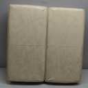 Square Ottoman with Storage, Large Oversized Ottoman Coffee Table, Double Flipping Lid & Mid-Century Modern & Faux Leather Style, Loads 660 lb, for Living Room, Bedroom, Entryway