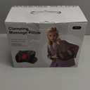 Neck Massager Pillow with Heat, Shiatsu Back and Shoulder Massage with Deep Tissue Kneading, Portable Cervical Traction Device for Full Body Muscle Pain Relief, Gift for Women Men (Black)