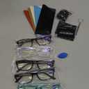 Gaoye Professional Reading Glasses for All Day - Computer Readers with Blue Light Protection - Value Pack 1.5