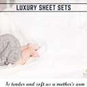 Tissaj Organic Cotton Sheets Twin Size  Ultra White  GOTS Certified  Durable Luxury Quality  Extra Deep Pockets & Secure Fit  Premium Bedding  Sateen Weave  with Carry Pouch  Set of 3