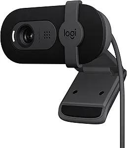 Logitech Brio 101 Full HD 1080p Webcam for Meetings, Streaming, Desktop, Laptop, PC - Built-in Mic, Shutter, Works with Zoom, Microsoft Teams, Nintendo Switch 2’s New GameChat Mode, USB-A,-Black