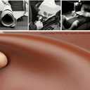 Pu Leather Tool Roll Pouch, 12 Slots, Hand Stitched Organizer Bag, Woodworking Tools Organizer