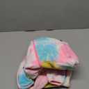 Dog Winter Coat for Large Medium Small Dogs, Warm Fleece High Collar Full Body Dog Jumpsuit Comfortable Onesie Apparel (Pink Blue, 5X-Large)