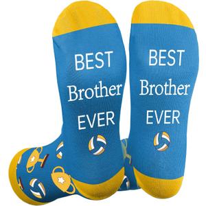 2 x Gifts for Brother - Christmas Birthday Valentine's Day Presents for Brother Adult,Stocking Stuffers,Men Socks