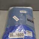 MIULEE Linen Texture Curtains for Bedroom Solid 100% Blackout Thermal Insulated Dusty Blue Curtains Grommet Room Darkening Drapes Luxury Decor for Living Room Nursery 52x96 Inch (2 Panels)