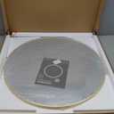 NEWBULIG Gold Round Wall Mirror 30 Inch, Bathroom Mirrors for Over Sink, Wall Decor for Bathroom, Entryway, Bedroom, Vanity