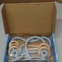 Baby Sensory High Chair Suction Toys for Infant Toddlers 12 18 Months, Food Grade Silicone String with Oak Loop Montessori Educational Parent-Child Baby Bath Toy Gift for Birthday or Easter (Blue)