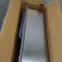 Stainless Steel Litter Box with Lid,XL Enclosed Extra Large Cat Litter Box High Wall, Cover Enclosed Top Entry Litter Boxs,with High Sided Enclosure & Scoop for Small to Big Cats& Kitty