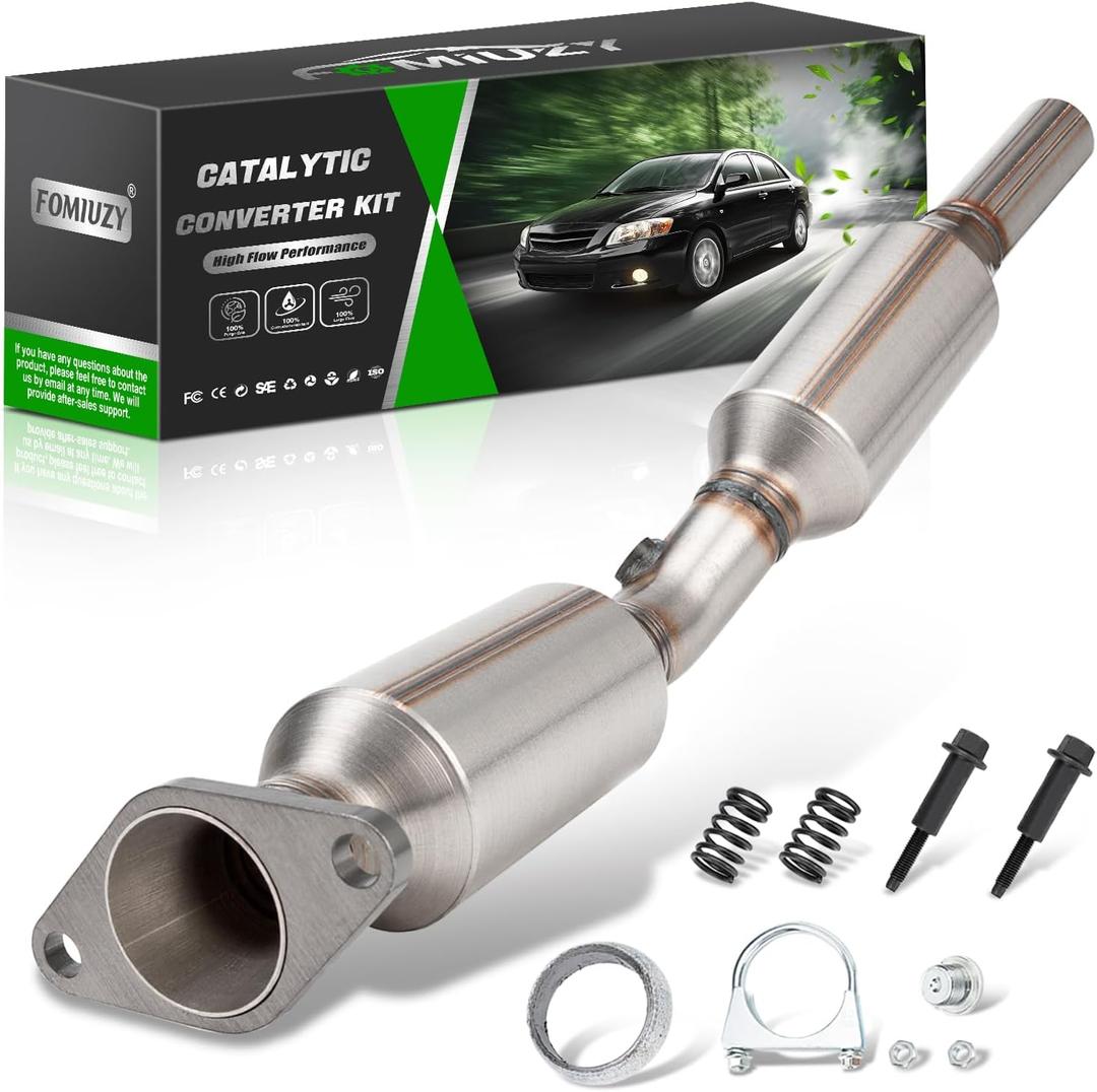 Front Catalytic Converter Kit Direct-Fit Toyota Corolla Matrix Pontiac Vibe 2003 2004 2005 2006 2007 2008 1.8L