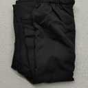 Mebius Girls Parachute Pants Baggy Cargo Hiking Joggers Hip Hop Dance with Pockets Trousers for Kids 8-14Y, Black