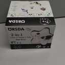 ORSDA Cat Laser Toy, 2-in-1 Interactive Automatic Motion Activated Moving 8 Holes Whack A Mole Feather, USB Rechargeable Electronic Smart Sensor Kitten Toys for Indoor Exercise