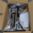 14" Large Heavy Duty Garage Hooks, 4-Pack Steel Garage Storage Hooks with Support Rods, Utility Wall Mount Hangers for Power Tools, Car Tires, Ladders, Chairs, Garden Tools and More