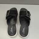 Clarks womens Drift Faye (Black) 9.5