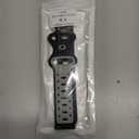 Compatible With Samsung Galaxy Watch 5 Replacement Strap - 20mm Replacement Silicone Wrist Watch Band Strap Compatible With Samsung Galaxy Watch 5/4 40mm & 44mm / 5 Pro(Silicone Black + Grey)