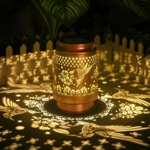 Mothers Day Gifts for Mom, Hummingbird Solar Lanterns Outdoor Waterproof - Birthday Gifts for Women, Hanging Solar Lantern for Garden Decor