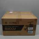 All Terrain Steerable Knee Scooter - 350 lbs Capacity Crutch Alternative for Ankle & Foot Injury Recovery | Deluxe Medical Scooter with Dual Handbrakes, Black (Orange)