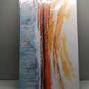 Belmrxne Abstract Canvas Wall Art Colorful art Canvas Painting Aesthetic Wall Decor Hanging Artwork for Living Room Bedroom Dining Room Office Home Decor 24x48 inch