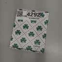 KY&BOSAM Shamrock Butterfly Suncatcher Faith Hope Love Irish Stained Glass for Windows Suncatchers Hangings Ornament Wind Chime with Real Flower as Gifts for Mom Mothers Day St Patrick's Day Decor