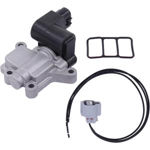 MOTOKU IAC Idle Air Control Valve and Connector Wire for Honda Accord 2003-2005 Element 2003-2006 with Gasket