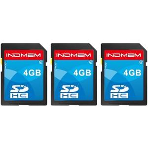 SD Card 4GB 3 Pack, Class 4 Flash SDHC Memory Cards MLC Stanard Secure Digital Cards Camera Cards
