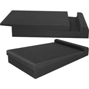 2 Pack Studio Monitor Isolation Pads for Large Speakers 6.5 7 8 Inches Sound Insulation Studio Foam Prevents Vibrations Acoustic Speaker Isolation Pad High Density Fits Most Stands L