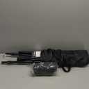 SONGMICS Badminton Net, Height Adjustable Volleyball Net, Pickleball Net for Junior Tennis, Kids, Indoor Outdoor Court, Foldable Nylon Net with Poles 10ft/13ft/16.5ft Wide (Black)