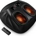 RENPHO Foot Massager Machine [2026 Upgraded], Shiatsu Foot Massager for Plantar Fasciitis, FSA Eligible HSA Store Eligible, Plantar Fasciitis Massager for Men Women Mom Dad, Up to Size 14, Black