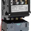 Siemens 14CUC32AA Heavy Duty Motor Starter, Solid State Overload, Auto/Manual Reset, Open Type, Standard Width Enclosure, 3 Phase, 3 Pole, 0 NEMA Size, 3-12A Amp Range, A1 Frame Size, 110-120/220-240 at 60Hz Coil Voltage , Black