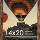 14x20 Picture Frame, Brown Poster Frame, 1 Pack