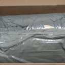 Monbix California King Comforter Set Olive Green 7 Pieces Bed in a Bag