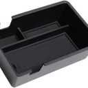 Center Control Armrest Box Storage Box, Automotive Center Console Organizer, Compatible with BYD Yuan Up 2024-2026, Compatible with BYD Atto 2 2024-2026, 1PC (Black)