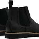 Vostey Chelsea Boots Men Casual Dress Boots Black Ankle Classic Slip on Boots for Men (10)