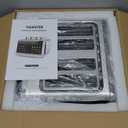 4 Slice Toaster Wide Slot Dual Digital TouchScreen & Independent Control Panel | Single-Slice Modes/Reheat/Defrost | 1800W Stainless Steel Toaster for Bagels & Artisan Bread