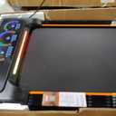 Walking Pad Treadmill with 15% 12-Level Auto Incline, 450 lbs Capacity UI Screen, Trisomy 3.5HP Quiet Under Desk Treadmill with Speaker & Remote, Compact Treadmills for Home Hiking