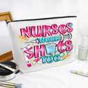 Nurses Gifts For Nurse Makeup Bag Funny Nurse Gifts For Women Graduation Gift For Nurse Female Nursing Student Nurses Week Gifts Medical Assistant Gift Appreciation Travel Makeup Bag