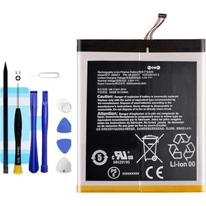 Vvuilsty 58-000377 Replacement battery for HD 10 (11th Gen),Fire HD 10 Plus,Rechargeable 0 Cycle Battery Compatible with HD 10 (11th Gen) T76N2B & HD 10 Plus T76N2P with Repair Tool Kits