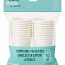 Body Basic Essentials Disposable Paper Cups, 10Pcs