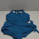 Aqua Eve Women Plus Size High Waisted Bikini - Two Piece Swimsuit Tummy Control Bathing Suit V-Wired 2025 Swimwear, 12W, Teal