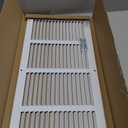 20x8 Return Air Grille(Duct Opening Size),Air Return Vent Cover,Flat Vent Cover,Rejillas De Aire Acondicionado para Casa,Return Air Grilles,Outer Dimensions:21.75"Wx9.75"H(20"W x 8"H, Duct Opening)