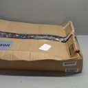 Rain Shower Head Black with Extension Arm 16 Inch Square Shower Head with 16 Inch Shower Arm Large Stainless Steel Rainfall Showerhead Matte Black Waterfall Full Body Coverage by GGStudy