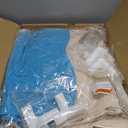 Play Tent with Mat, Star Light Large Kids Playhouse with Windows Easy to Wash, Indoor and Outdoor Play Tents for Kids, Little Dove Toys for Girls, Boys, 47x40x52 (Blue Playhouse, Large Size)