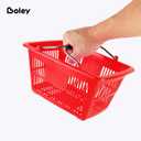 Boley Classroom Baskets - 20 Pack 10x6in Colorful Plastic Stackable Storage Bins with Handles - Ideal for School, Daycare, Home Organization, Art Supplies, Books, Toys, and More