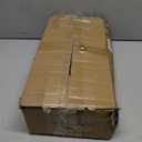 8.2FT x 8FT Backdrop Stand Heavy Duty with Base, Gold Portable Adjustable Pipe and Drape Backdrop Stand Kit, Over The Table Rod Stand with Clamps, Square Metal Arch Party Frame for Birthday Decor