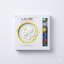 Gotta Pop Paint-Your-Own Octopus 3D Tile Includes 1 Ceramic Tile, 6 Paint Tubes 3 ml each and 1 Paint Brush