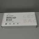 Plastic Bread Bags for Homemade Bread, Freezable Seal Tight Cellophane Bags for Loaves, SourdoughBagels (50 Packs) White (13.8" x 11.8")